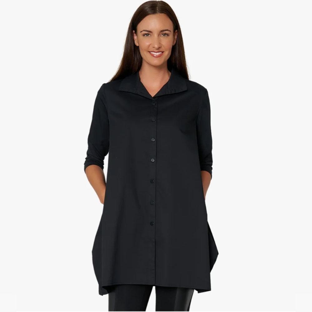 New Stella Carakasi Black Tiburon Tunic Icon Size Small